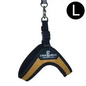 스웨이드 강아지 하네스 NO2 카멜 L (WFJR3F5)