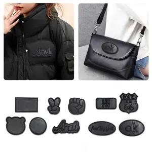 테이프 추천템 와펜 자수 패딩 가죽 수선 옷 스티커 신상 패치