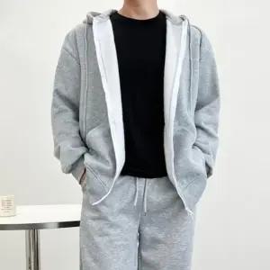 [프로셀러] 기모 남자 후드 집업 빅사이즈 남성 후드티 아우터