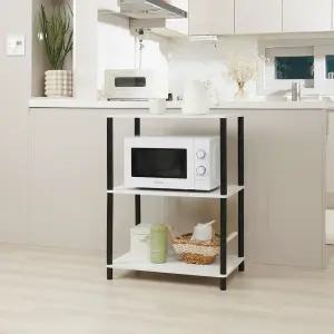 TORNO 블랙 다용도 LPM 주방가구 미니 선반 전자 렌인지대 오븐 틈새 수납장