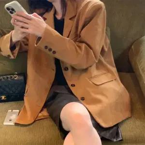 여자정장재킷 가을 겨울 메일라드 스웨이드 정장 뉴 캐주얼 코트 트렌드 원템4