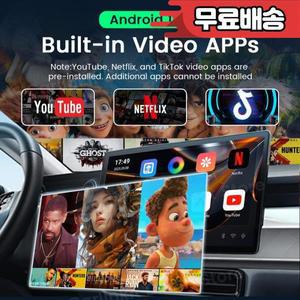 CarlinKit 4.0 Pro 안드로이드 12 카플레이 Ai TV 박스 무선 어댑터 오토 지원 유튜브 넷플릭스 설치 2+16