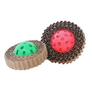 랜덤 고양이 장난감 2P 볼 스크래처 (WFJR6GP)