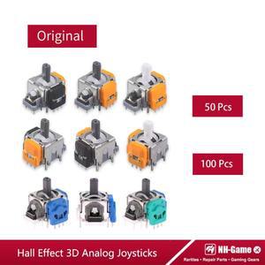 [호환품]50/100pcs PS5 게임 패드 용  에디션 홀 효과 조이스틱 Xbox 시리즈 컨트롤러 PS4 3D 아날로그 스