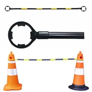 기본형 콘걸이봉 차량 인파 통제 시인성 PVC 내경 100mm