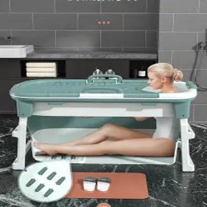 접이식 깊은 욕조 전신목욕 조립식 목욕탕 목욕 반신욕기 반신욕