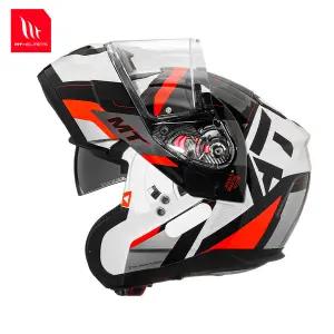 바이크 오토바이 반모헬맷 플립업 헬멧 아톰 SV 듀얼 렌즈 오프로드 4계절 색상 옵션 M-4XL