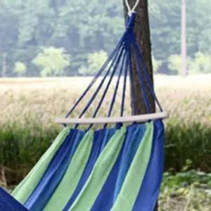 해먹 캠핑 스탠드 가정용 침대 그네 펜션 블루 (WFJ6DVU)