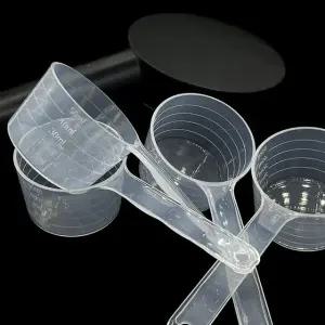 투명 눈금 계량컵 50ml 팩도구 개별포장 (WFK6L7T)