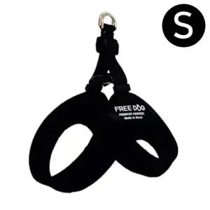 RUN 강아지 리드줄 스웨이드 미포함 4 하네스 블랙 (WFJR7GB)