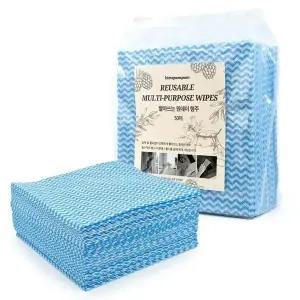 일회용행주 하루한장 블루웨이브 일회용청소행주 50매블루 (WFJ76Q2)