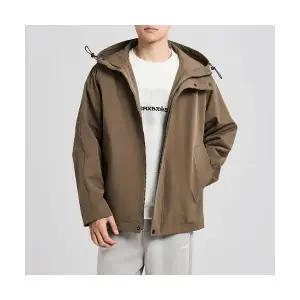 키체샵 남성 야상사파리 더블 경량 야상 후드 점퍼 가을 재킷 HO3