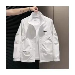 키체샵 남성 야상사파리 가을 긴팔 차이나 솔리드 재킷 아웃도어 슬림핏 캐주얼 톱 코트 HO3