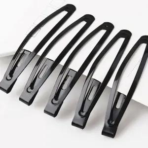 똑딱이핀 12개 1세트 앞머리 헤어핀 집게핀 리본핀 바나나핀 똑딱핀