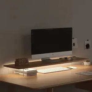 듀얼 모니터 받침대 노트북 선반 책상 데스크 아크릴