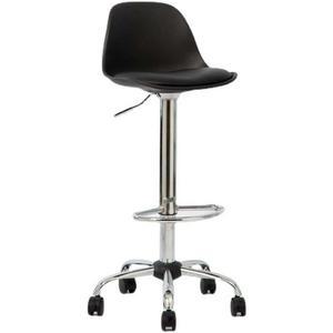 캐셔 바 높은 스탠딩 스툴 프런트 높은의자 의자 그레이 바퀴달린