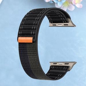 애플 워치 울트라 2 49mm 시리즈 11 9 8 7 1-11 스포츠 나일론 손목밴드 iWatch SE 44/40mm용 트레일 루프