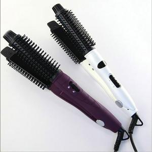 볼륨 셀프 볼륨고데기 실 보라색 자주색 펌 AUX 고데빗 컬링 뿌리볼륨고데기