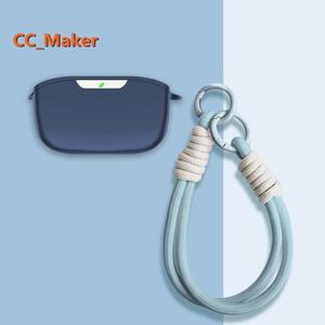 JBL호환 웨이브 버즈 2 케이스 실리콘 소프트 바이브 보호 슬리브 큐트 랜야드 펜던트