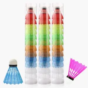 배드민턴 셔틀콕 혼합 컬러 공 12개 세트 DD-12368