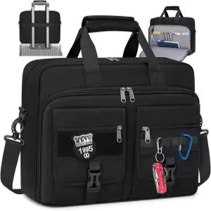 레인모어 전술 노트북 가방 15.6인치/17.3인치 서류 남성 비즈니스용 컴퓨터 군용 메신저 작업 사무실