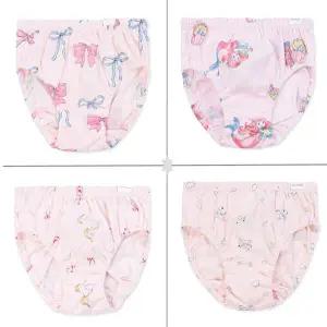 [오가닉맘](귀여운)리니핑+써머엘리+유니르핑+엘니핑여아팬티4종세트 MLSUUP07