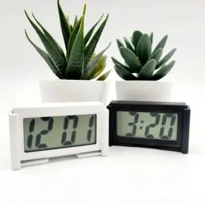 붙이는 무소음 미니 욕실 전자 시계 방수 벽 흡착 용 에 (WFKADDF)