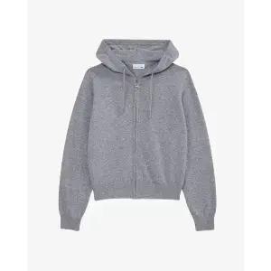 라코스테 브랜드관 25FW 여성 울 캐시미어 후드집업 스웨터 AF401E-55NCCA멜란지 그레이 364504