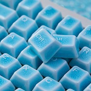 세라키키캡 도자기키캡 세라믹키캡 Cerakey Set 영문각인 Full Cap 그린크랙