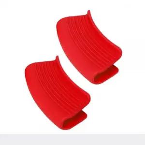 [콩심팥심]포어스 실리콘 냄비 손잡이 레드 주방 오븐 냄비 장갑