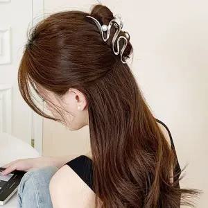 유광 진주포인트 정장 헤어집게핀 패션집게핀 빅사이즈집게핀