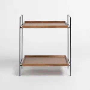 카페 트레이 2단스탠드 세트 아보르트레이 애쉬목트레이 베이커리 빵 진열 디저트 플레이팅