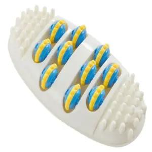 발바닥 지압롤러 종아리 대나무밟기 평풋 롤러 맛사지 풋도구 매트 발기 욕실판 발판 마사지