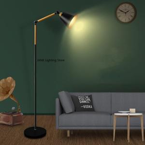 블랙 화이트 거실 침실 호환한 연구 북유럽 테이블 램프 전구를 포함 수직 실내 조명