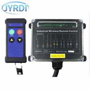 JC-2S 2버튼 단일 속도 산업호환  무선 라디오 크레인 리모컨 스위치 윈치 호이스트 트랙 리프트 컨트롤러