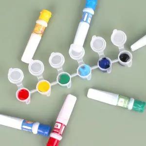 6구 물감통 물감통 컬러링물감통 유화그리기물감 물