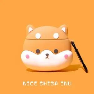 시바견 헤드 에어팟 실리콘 케이스 1/2세대 프로Pro 1세대 2세대 (WFKAEYL)