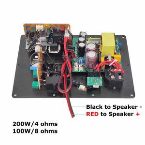 헤비 서브우퍼 디지털 파워 앰프 보드 액티브 하이파이 퓨어 베이스 110-220V 200W 4ohm 8ohm