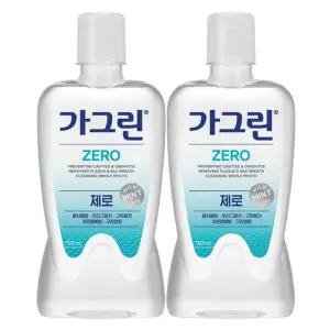 [알티피아]가그린 제로 구강청결제 750ml x2개