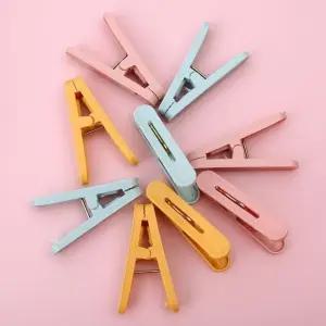 색상랜덤50p빨래집게 옷집게 양말 색상랜덤50p 파스텔 다용도집게 50p (WFKASC2)