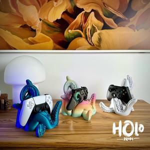 PS5 Xbox 게임 컨트롤러 홀더 3D 프린팅 문어 발톱 보관 스탠드에 호환