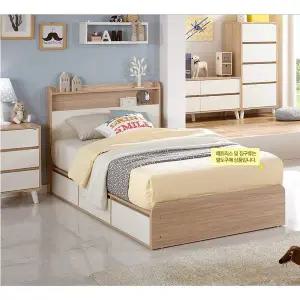 [아시안데코]데코라인 라떼 침대(SS) 슈퍼싱글 수납형 서랍침대 프레임 방문설치