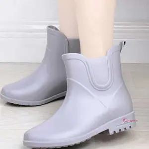 여자 신발 여행 숏 준비 단체 코디 부츠 낚시 장화 숏장화wxy159