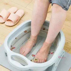 지압형 족욕기 접이식 족욕찜질기 발보온 부모님선물qrs963