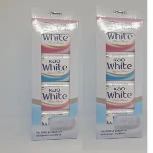 카오 화이트 바 솝 130g x 24개 포레쉬 엘리건트 플로럴향