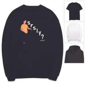 키밍 맨투맨 후드티 Srsly 영어 심각한 고민 WAE546F