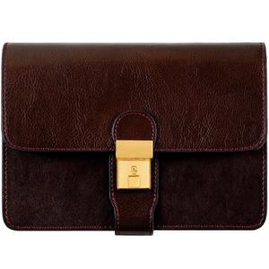 시간 저항 가죽 클러치 - 남성용 정리용 손목 가방 이탈리아에서 수제 서류