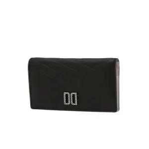 닥스 액세서리 26SS [칼라일]CARLISLE 블랙 DD로고 포인트 소가죽 카드지갑 DCWA6E790BK