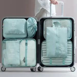 [유토피아]캐리어 여행용 파우치 의류 압축 정리백 7종 세트 여행용품 여행가방 캐리어가방 캐리어파우치