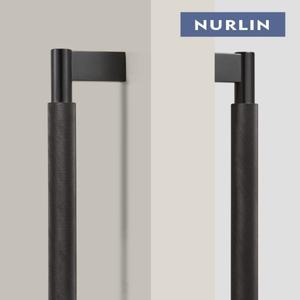 Nurlin 솔리드 황동 문짝 양면 단면 크로스 널링 주방 냉장고 가전 옷장 풀 바 우드 게이트 유리